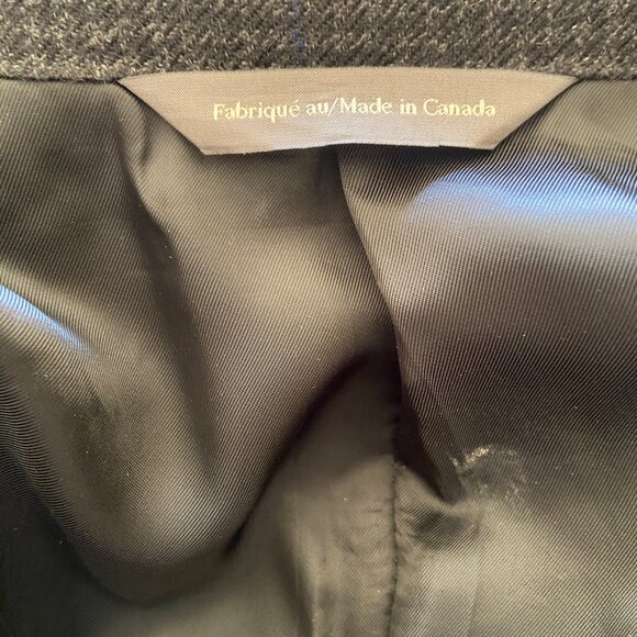 J.P. Tilford Harry Rosen Grey Checked Blazer - Picture 6 of 10